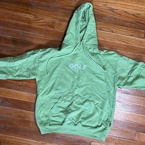 GOLF le FLEUR embroidered kiwi hoodie size medium